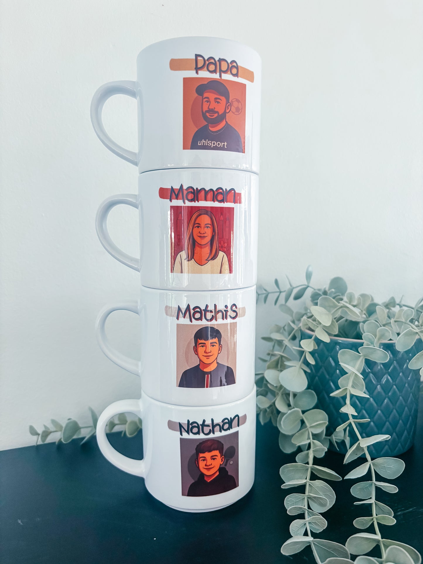 Mug personnalisé famille - vendu à l'unité